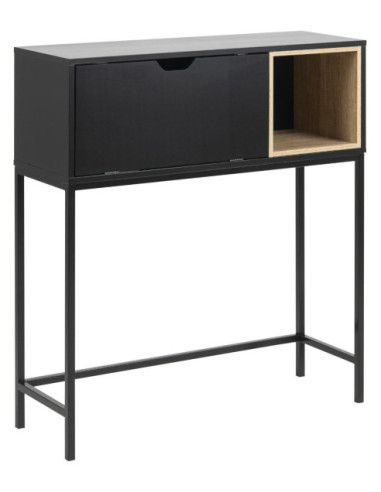 KONSOLA / SEKRETARZYK SATELY CZARNY/DĄB