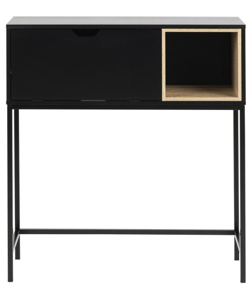 KONSOLA / SEKRETARZYK SATELY CZARNY/DĄB