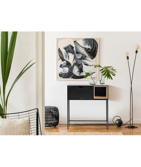 KONSOLA / SEKRETARZYK SATELY CZARNY/DĄB