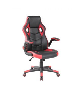FOTEL BIUROWY/GAMINGOWY MŁODZIEŻOWY CZERWONO-CZARNY