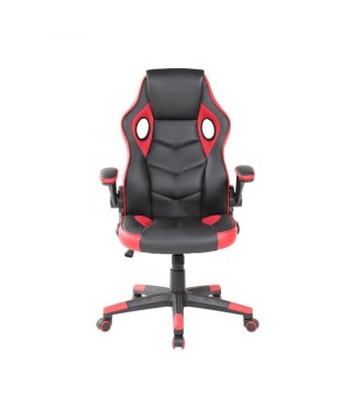 FOTEL BIUROWY/GAMINGOWY MŁODZIEŻOWY CZERWONO-CZARNY 2