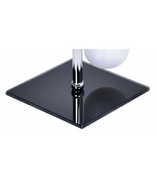 STOJAK ŁAZIENKOWY ELEGANT CHROM+CZARNE SZKŁO 2