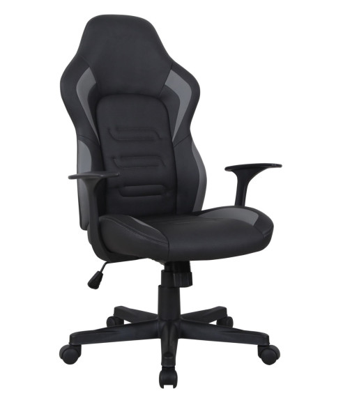 FOTEL OBROTOWY BIUROWY/ GAMINGOWY CX-1334M CZARNY