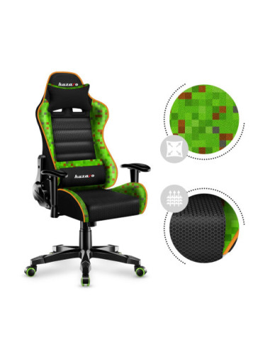 FOTEL OBROTOWY DZIECIĘCY FOTEL GAMINGOWY DLA DZIECKA RANGER 6.0 MESH (PIXEL)