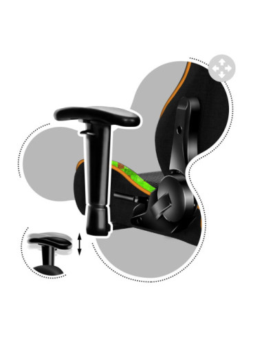 FOTEL OBROTOWY DZIECIĘCY FOTEL GAMINGOWY DLA DZIECKA RANGER 6.0 MESH (PIXEL)