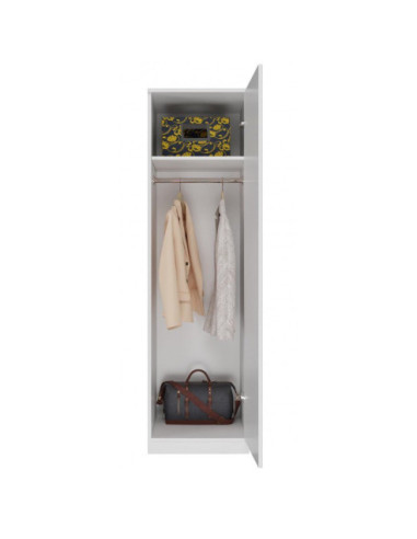 SZAFA-GARDEROBA SD-50 BIAŁY MAT