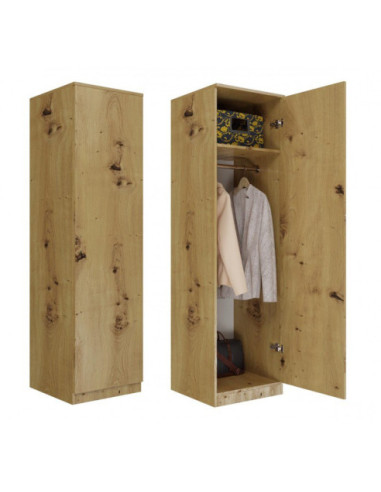 SZAFA-GARDEROBA SD-50 DĄB ARTISAN