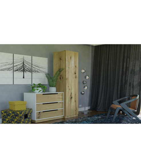 SZAFA-GARDEROBA SD-50 DĄB ARTISAN