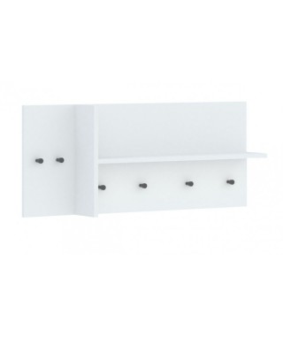 WIESZAK DO PRZEDPOKOJU ŚCIENNY 6 HACZYKÓW NA ODZIEŻ PAROL (BIAŁY)