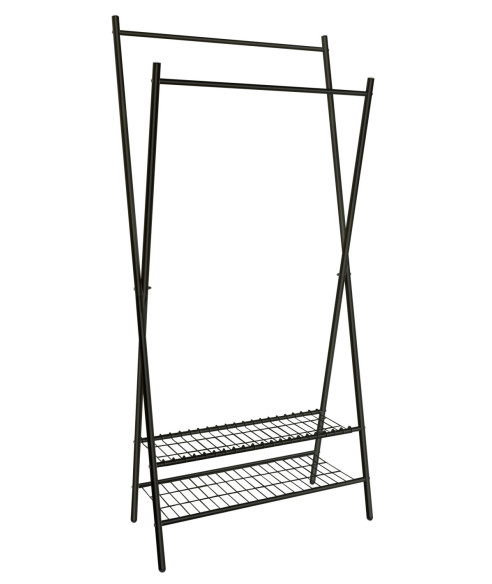 WIESZAK XAVIER GARDEROBA METALOWA CZARNY
