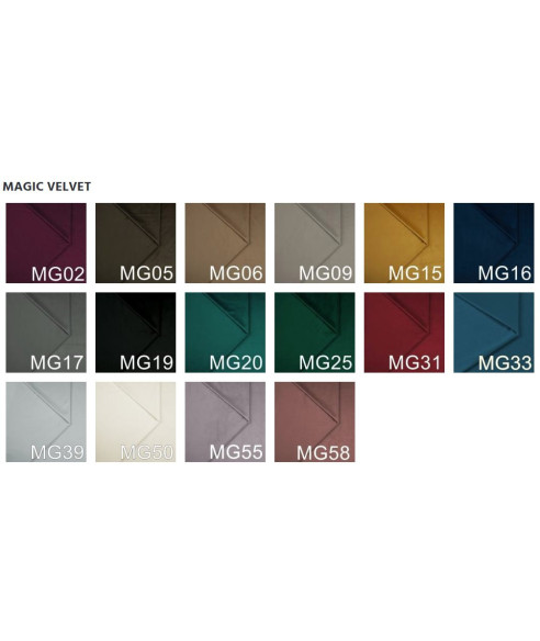 PUFA MAGIC VELVET CHESTERFIELD LOFT NA CZARNYM STELAŻU (WYBIERZ KOLOR)