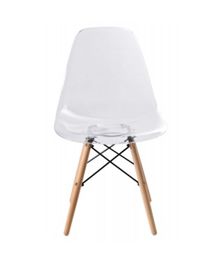 KRZESŁO PARIS PC-015 (STYL ENZO DSW EAMES) TRANSPARENTNE 2