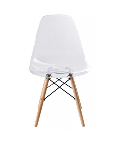 KRZESŁO PARIS PC-015 (STYL ENZO DSW EAMES) TRANSPARENTNE