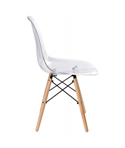 KRZESŁO PARIS PC-015 (STYL ENZO DSW EAMES) TRANSPARENTNE