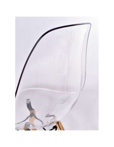 KRZESŁO PARIS PC-015 (STYL ENZO DSW EAMES) TRANSPARENTNE
