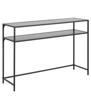 KONSOLA LOFTOWA DO SALONU PRZEDPOKOJU  SEAFORD METAL CZARNA