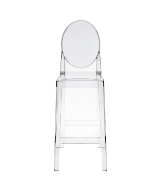 HOKER KUCHENNY STOŁEK BAROWY VIKI (TRANSPARENTNY) 2