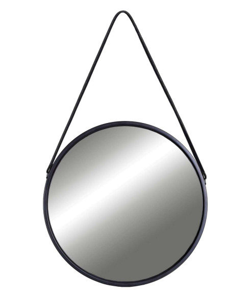 LUSTRO NA PASKU MIRAGE DEKORACYJNE CZARNE FI 60 CM