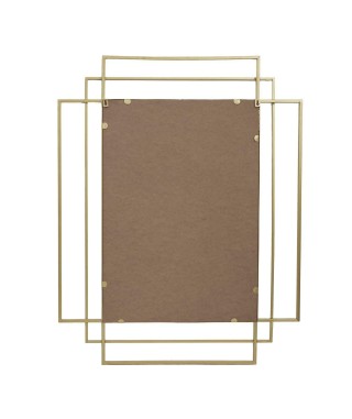 DUŻE LUSTRO ART DECO ZŁOTA RAMA 97X70 CM 2