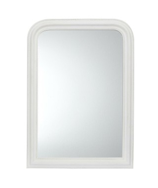 LUSTRO DEKORACYJNE DREWNIANA BIAŁA RAMA VICTORIA