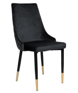 KRZESŁO TAPICEROWANE Z WZOREM VELVET VERMONT (WYBIERZ KOLOR)