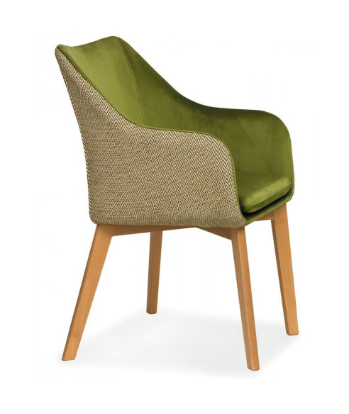 KRZESŁO LANCELOT TAPICEROWANE TKANINA AKSAMITNA