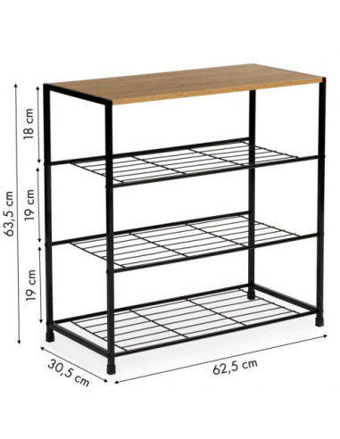 SZAFKA DO PRZEDPOKOJU Z PÓŁKAMI NA BUTY LOFT