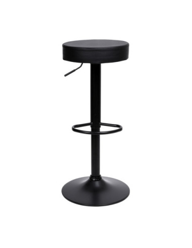 HOKER STOŁEK BAROWYI JIMI CZARNA STOPA (CZARNY)