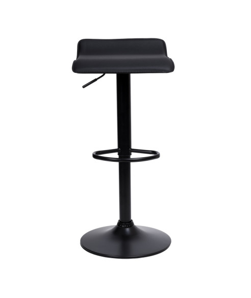 HOKER STOŁEK BAROWYI PORTI CZARNA STOPA (CZARNY)