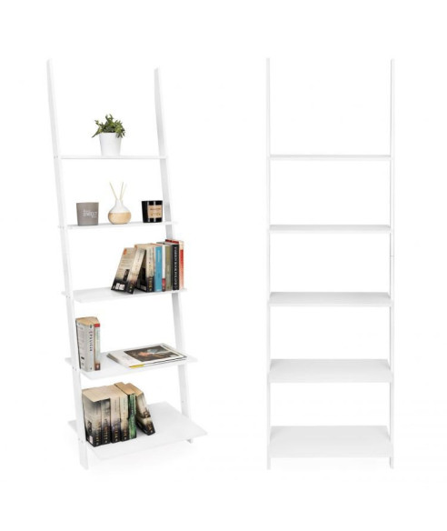 REGAŁ TYPU DRABINA 5 PÓŁEK BIAŁY