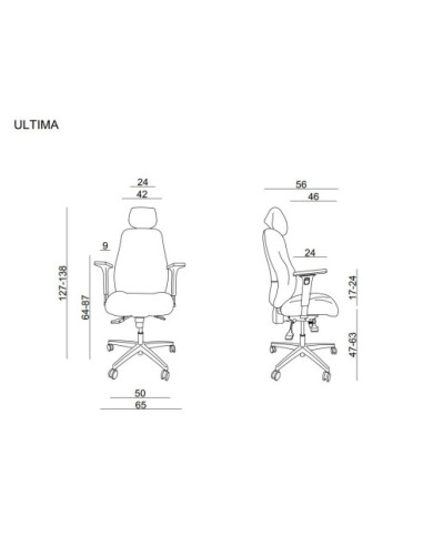 FOTEL BIUROWY PRESTIGE ULTIMA CZARNY SYNCHRON
