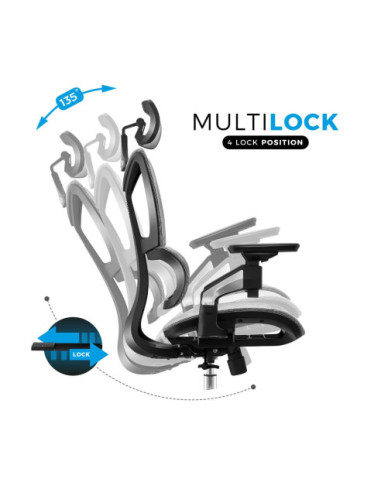 FOTEL BIUROWY PROFESJONALNY OBROTOWY MARK ADLER EXPERT 8.5