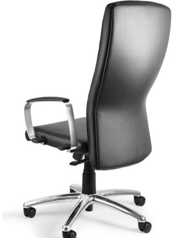 FOTEL BIUROWY PRESTIGE ADELLA PU CZARNY EKO-SKÓRA