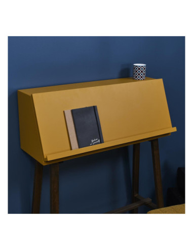 KONSOLA / SEKRETARZYK RETRO HAUTS MIODOWY