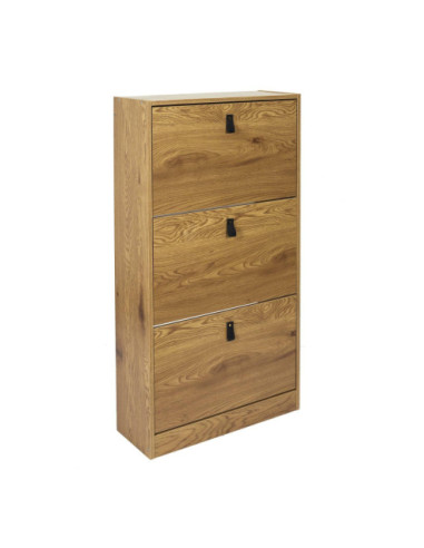 SZAFKA NA BUTY OBUWIE UCHYLNA 3 SZUFLADY ABBOTT DĄB