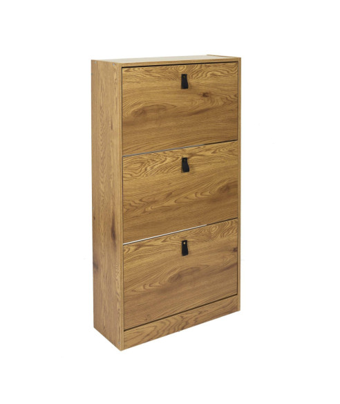 SZAFKA NA BUTY OBUWIE UCHYLNA 3 SZUFLADY ABBOTT DĄB