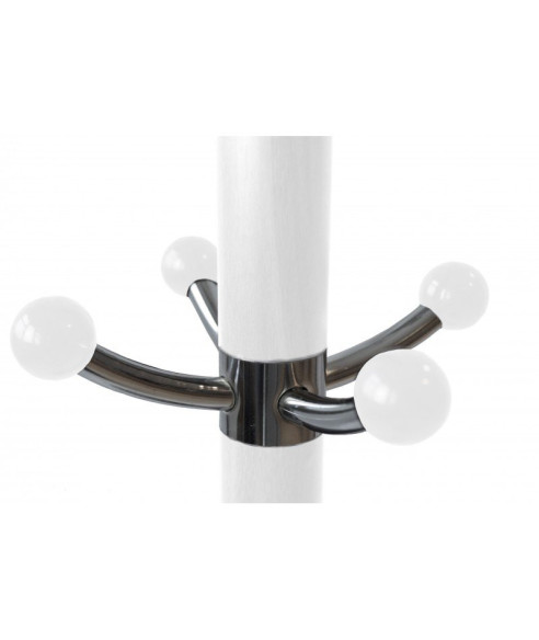 WIESZAK NA UBRANIA STOJĄCY PODŁOGOWY OPIUM MARMUR GLAMOUR BIAŁY