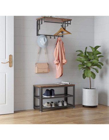 SZAFKA DO PRZEDPOKOJU Z 2 PÓŁKAMI NA BUTY LOFTOWA GH