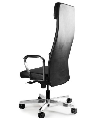 FOTEL BIUROWY PRESTIGE ARES PU CZARNY EKO-SKÓRA 2