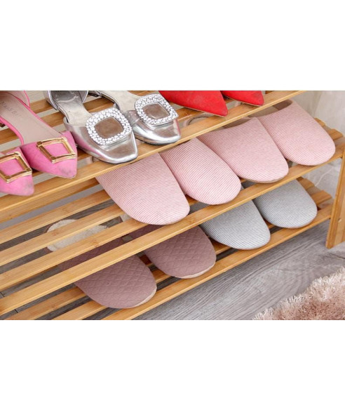 SZAFKA PÓŁKA NA BUTY BAMBUSOWA ŁAWKA GH