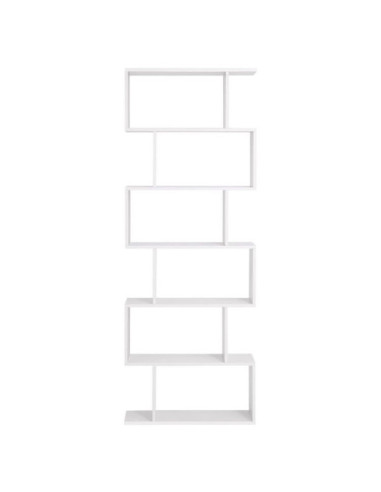 REGAŁ OTWARTY WYSOKI NOWOCZESY 5 PÓŁEK BIEL GH