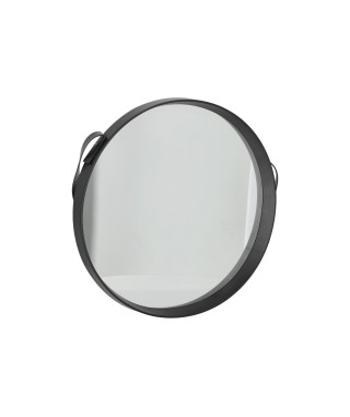 LUSTRO NA PASKU MOUSSE DEKORACYJNE CZARNE FI 51 CM 2