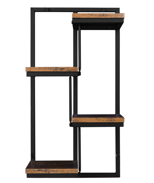 KWIETNIK WISZĄCY LOFTOWY HAGART (DĄB POSTARZANY/CZARNY)