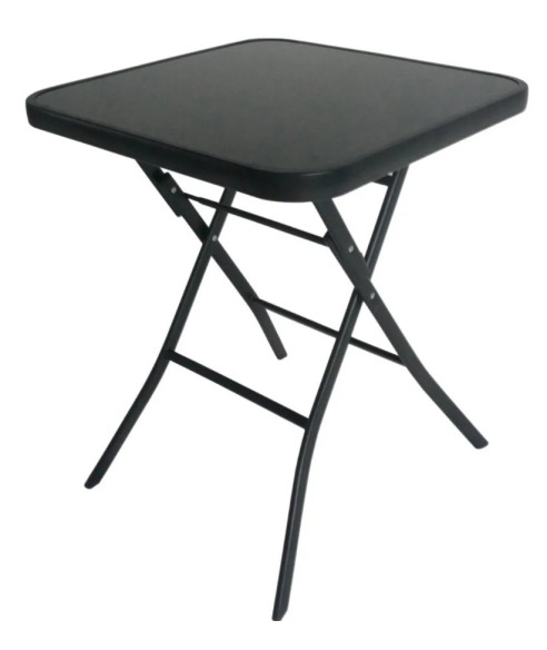 ZESTAW MEBLI OGRODOWYCH BALKONOWYCH STOLIK + 2 KRZESŁA SKŁADANE GH2