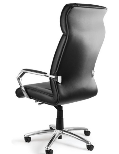 FOTEL BIUROWY PRESTIGE CELIO PU CZARNY EKO-SKÓRA