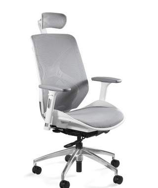 FOTEL BIUROWY PRESTIGE HERO SIATKA (BIAŁY, CZARNY)