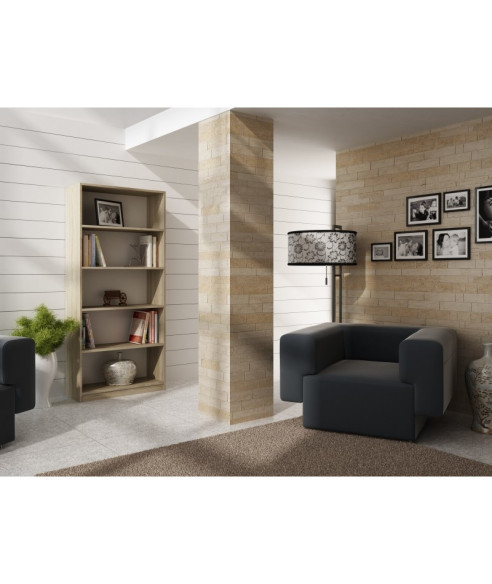 REGAŁ OTWARTY 80 CM (BIAŁY, ARTISAN, SONOMA, OLCHA, WENGE, CZARNY)