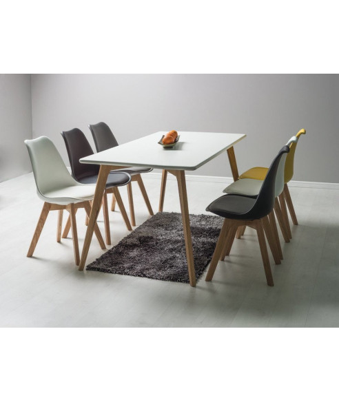 KRZESŁO PC-010 Z PODUSZKĄ STYL KRIS (BIAŁY, SZARY, CZARNY)