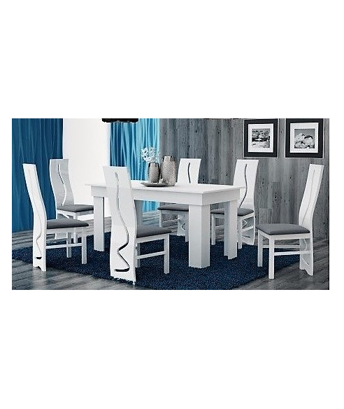 STÓŁ DO SALONU JADALNI DUŻY MADRAS (BIAŁY, SONOMA)