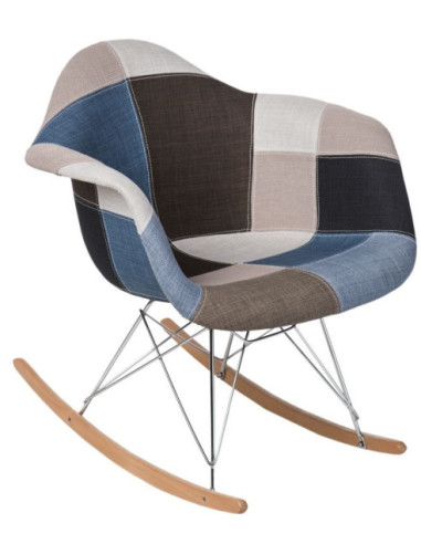 KRZESŁO RAR PATCHWORK P018 (WYBIERZ KOLOR/WZÓR)